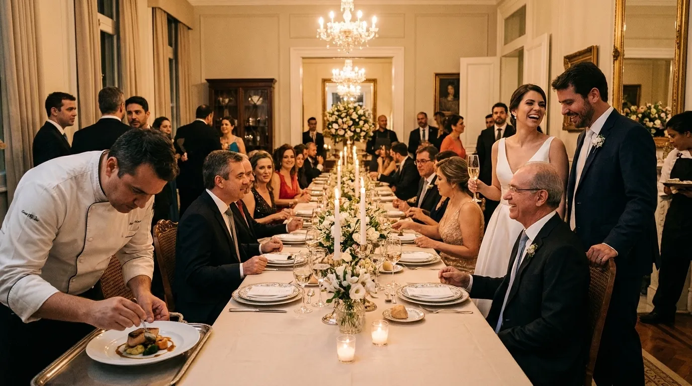 Guia: casamento sofisticado com alta gastronomia em SP
