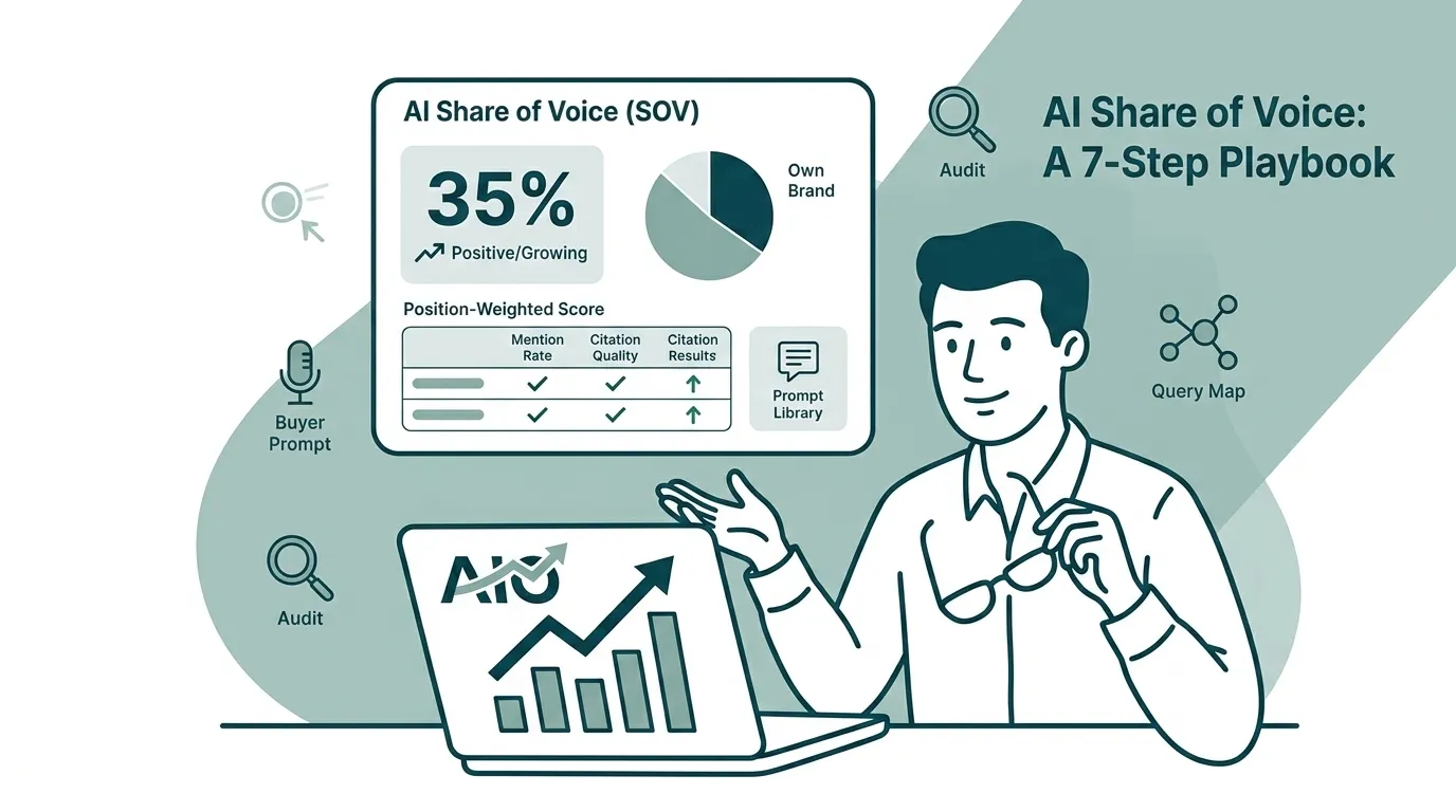 Measuring AI Share of Voice: A 7-Step Playbook