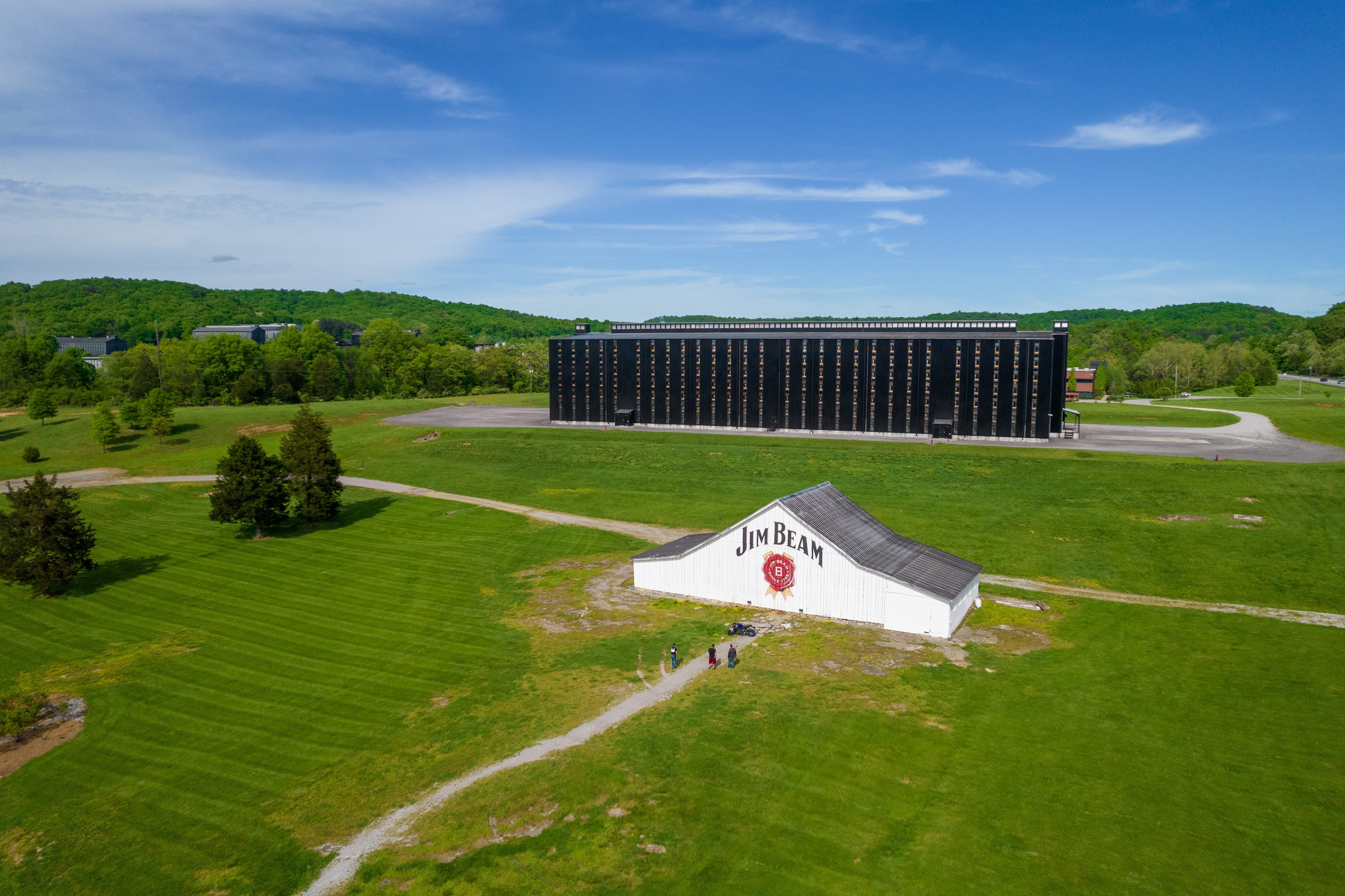 Stop by the Jim Beam Barn to take a photo on your way into our distillery campus