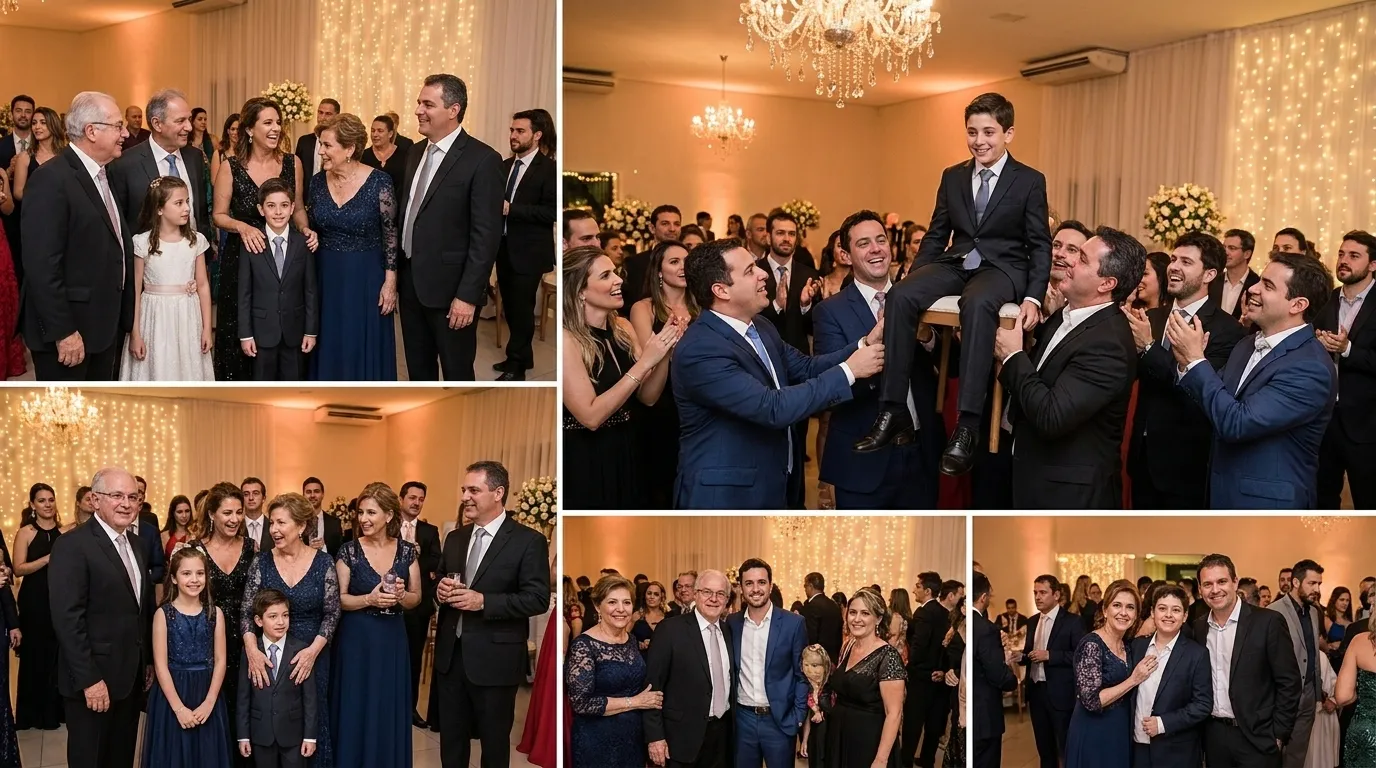 Casa de festas para Bar Mitzvah de luxo em São Paulo