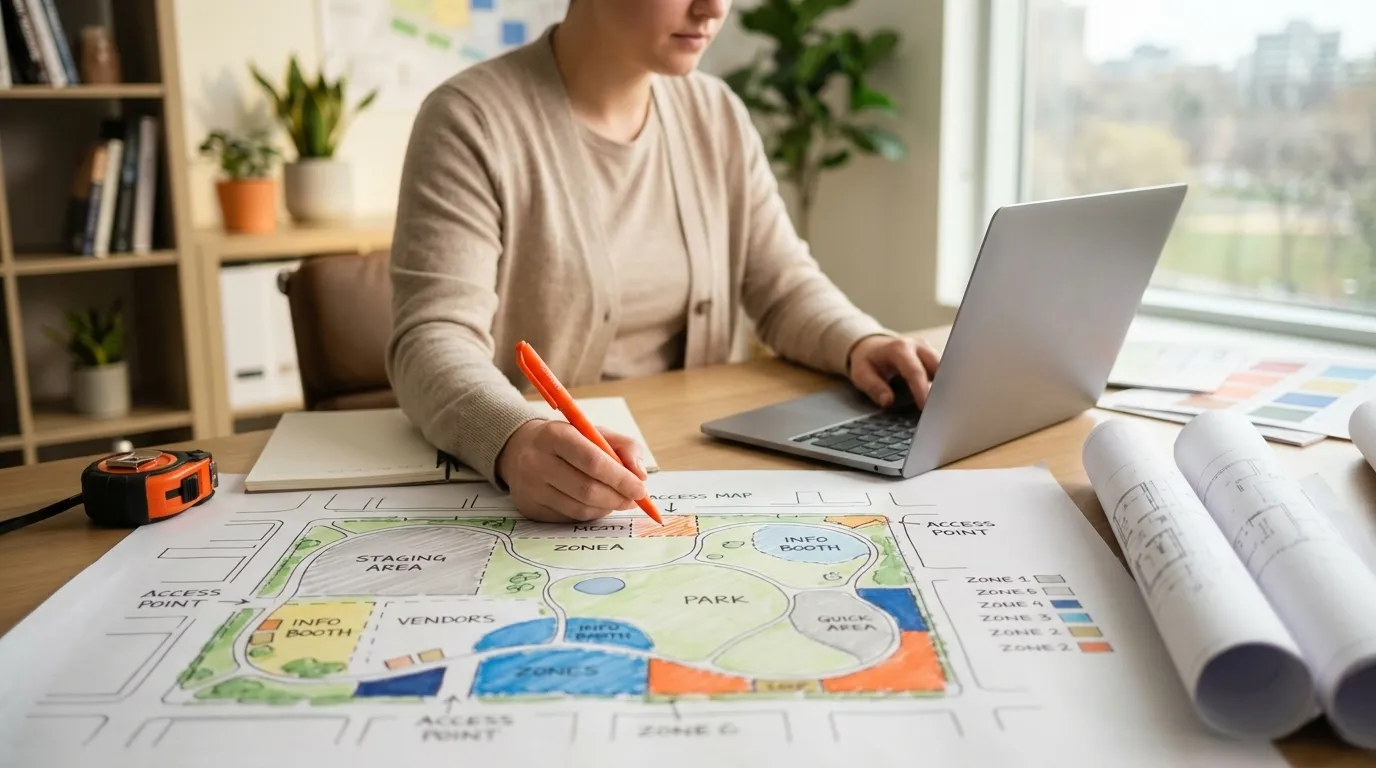 How to Create a City Festival Layout Map
