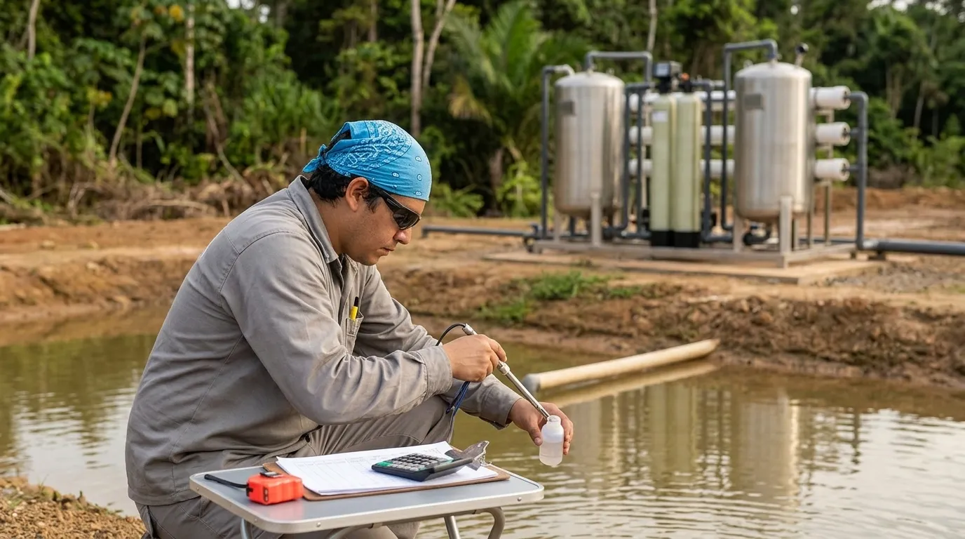 Gestão de água na instalação do Projeto Volta Grande