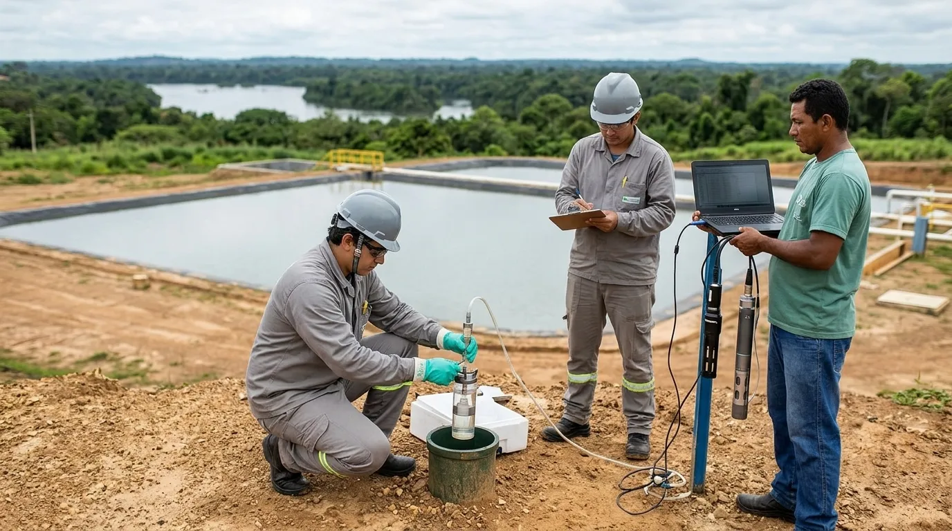 Tratamento de efluentes no Projeto Volta Grande