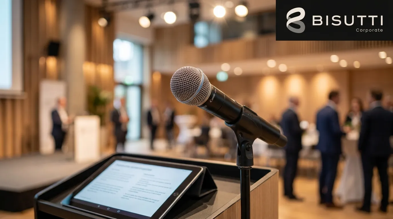 Audiovisual para eventos corporativos na Faria Lima