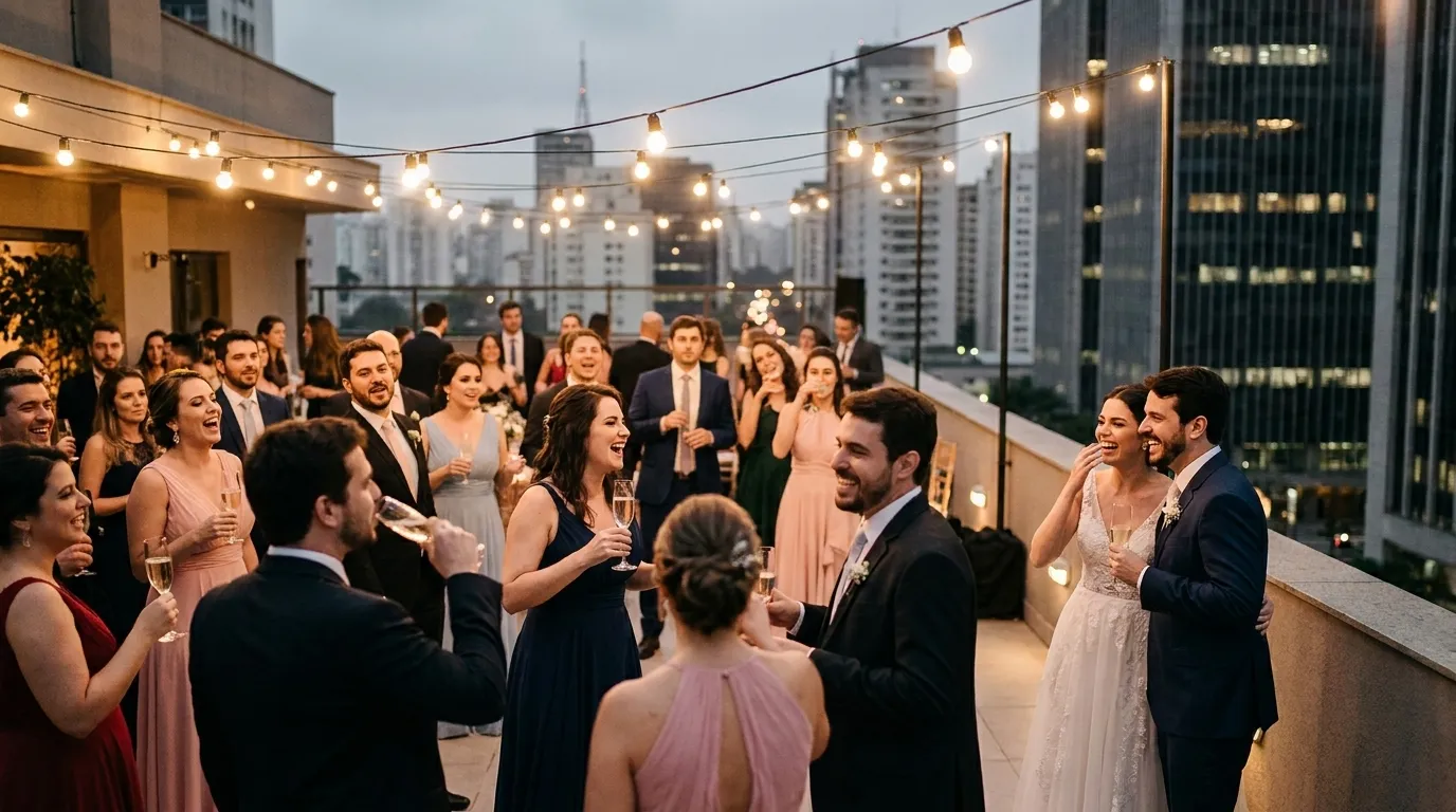 Salões com terraço em São Paulo: guia para casamentos