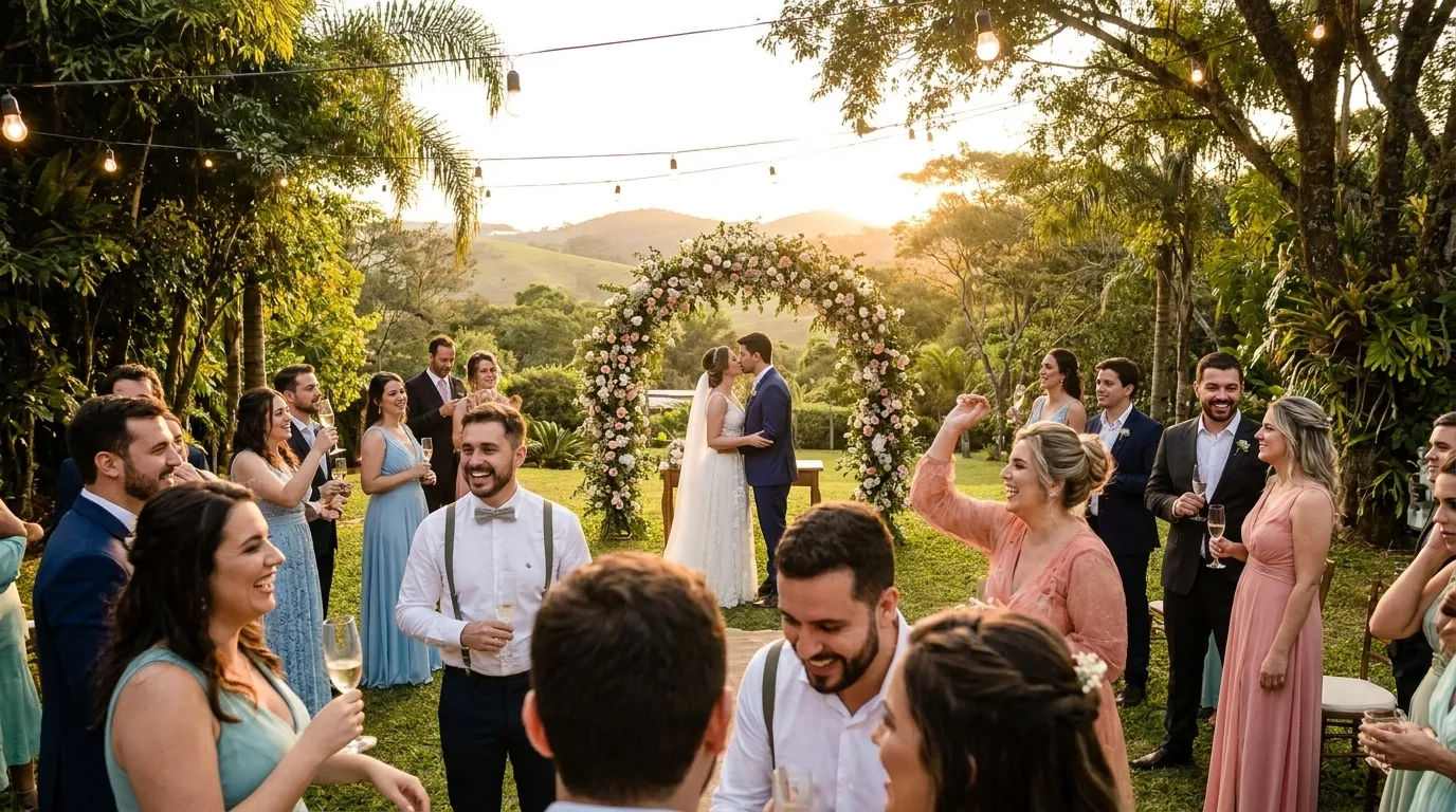 Casamento ao ar livre em SP: guia comparativo 2026