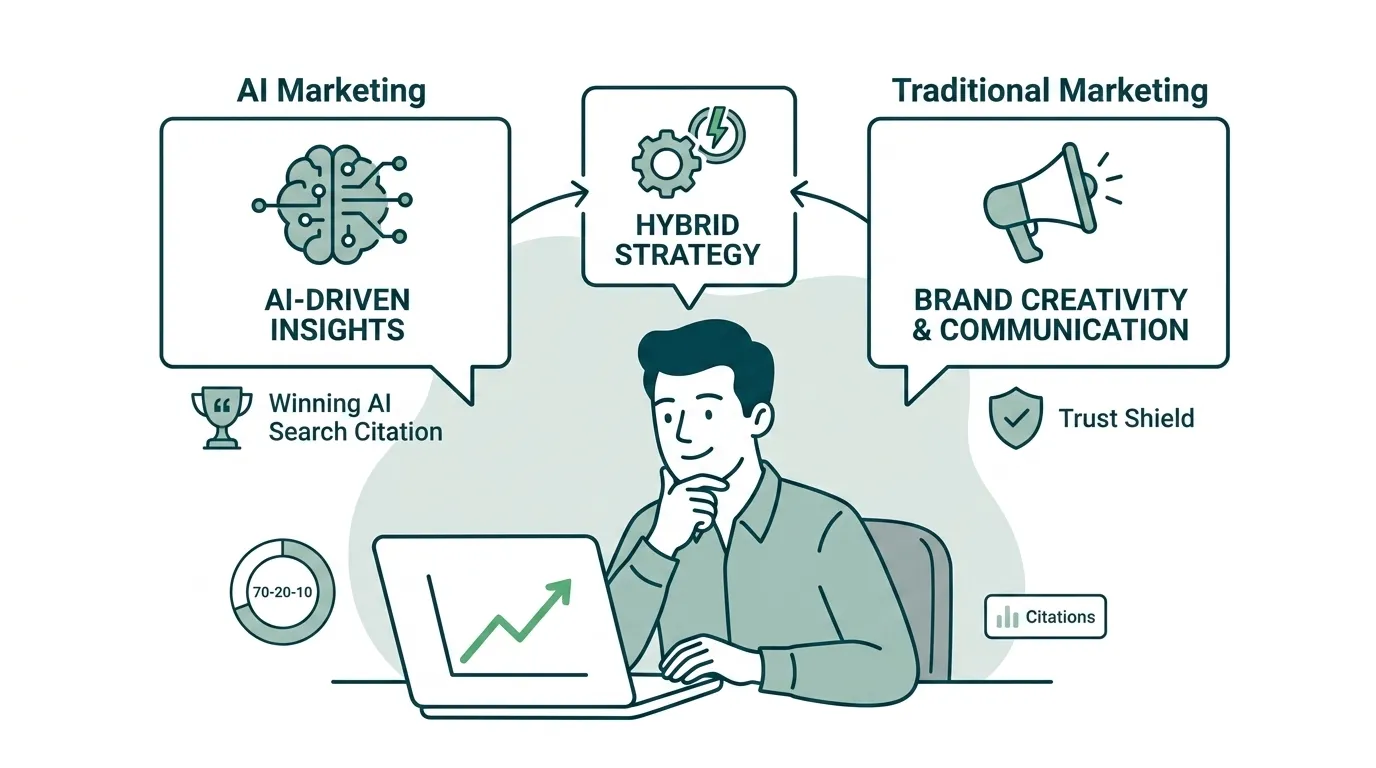 AI vs Traditional Marketing: Build a Hybrid Strategy