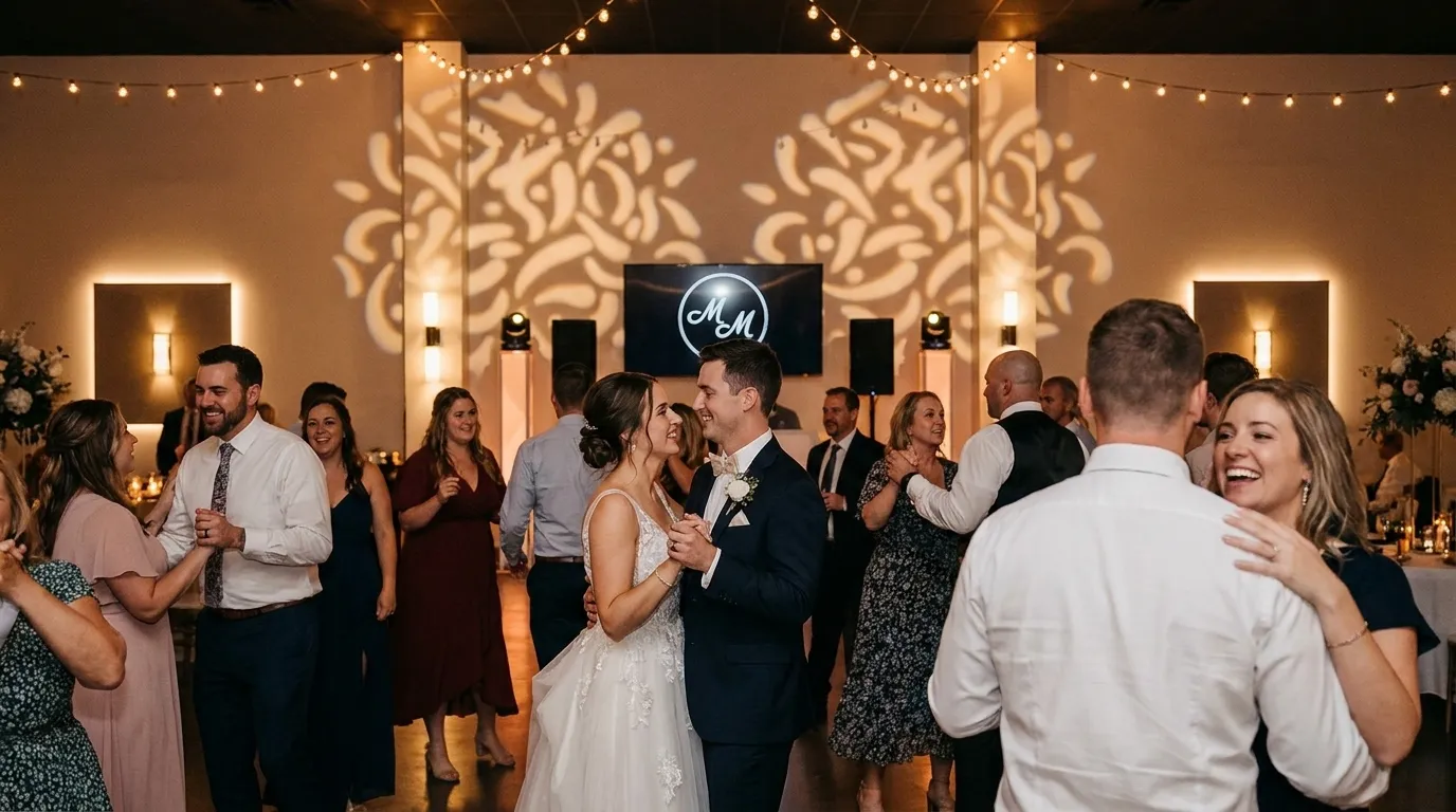 Casamento com tecnologia audiovisual em São Paulo