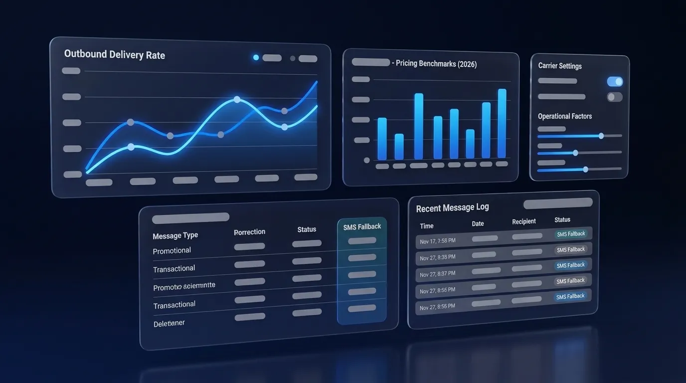 RCS Outbound Delivery Rates and Pricing Benchmarks 2026