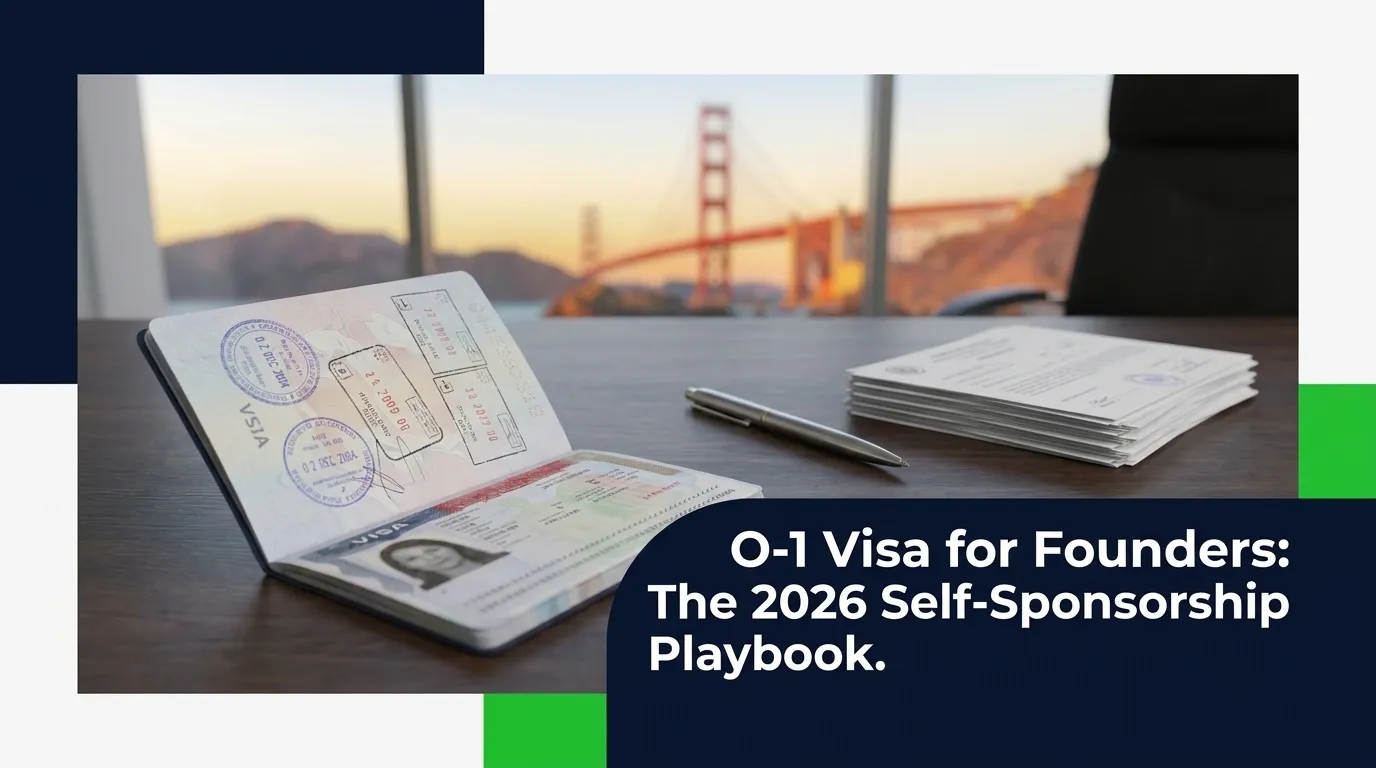 O-1 Visa for Founders: The 2026 Self-Sponsorship Playbook