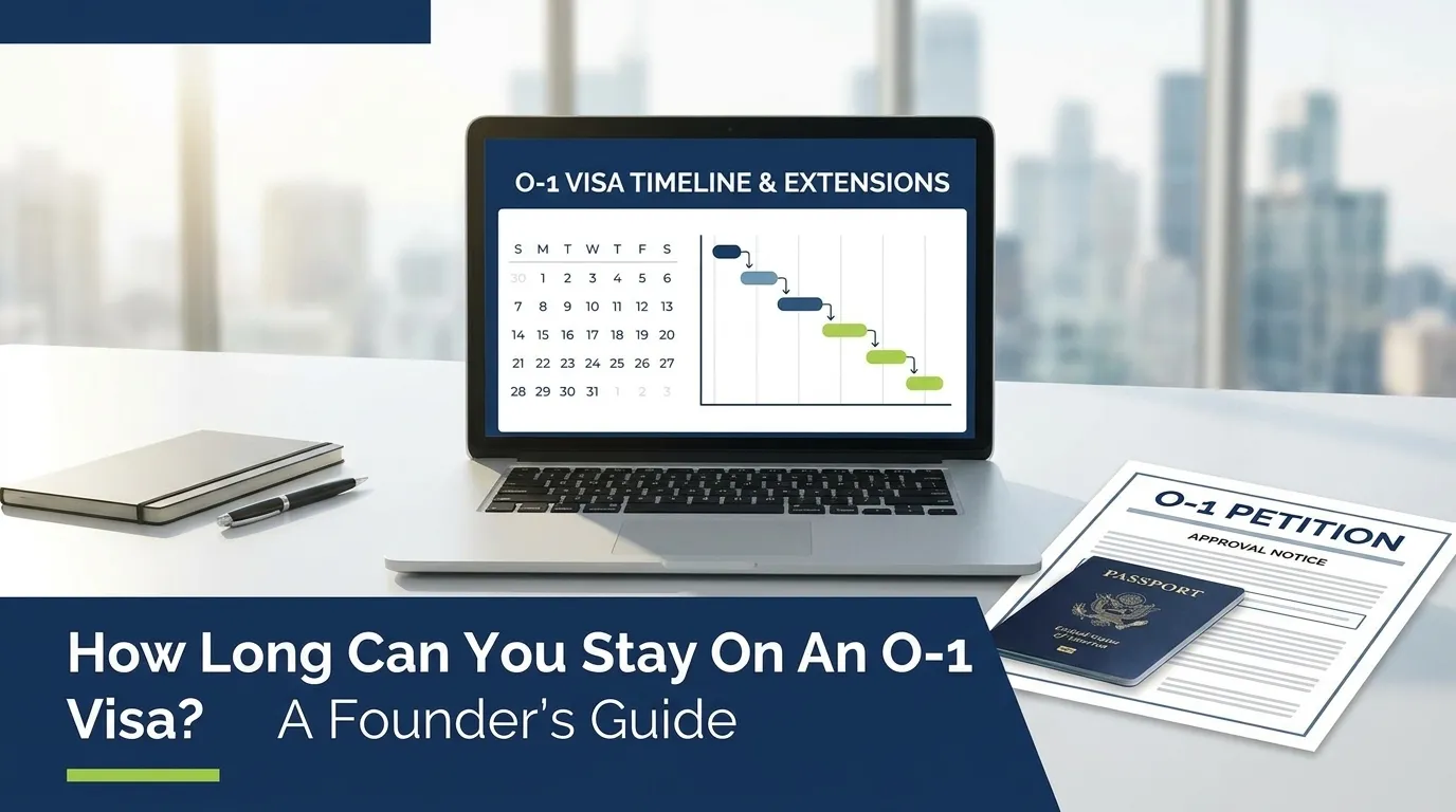 How Long Can You Stay On An O-1 Visa? A Founder's Guide