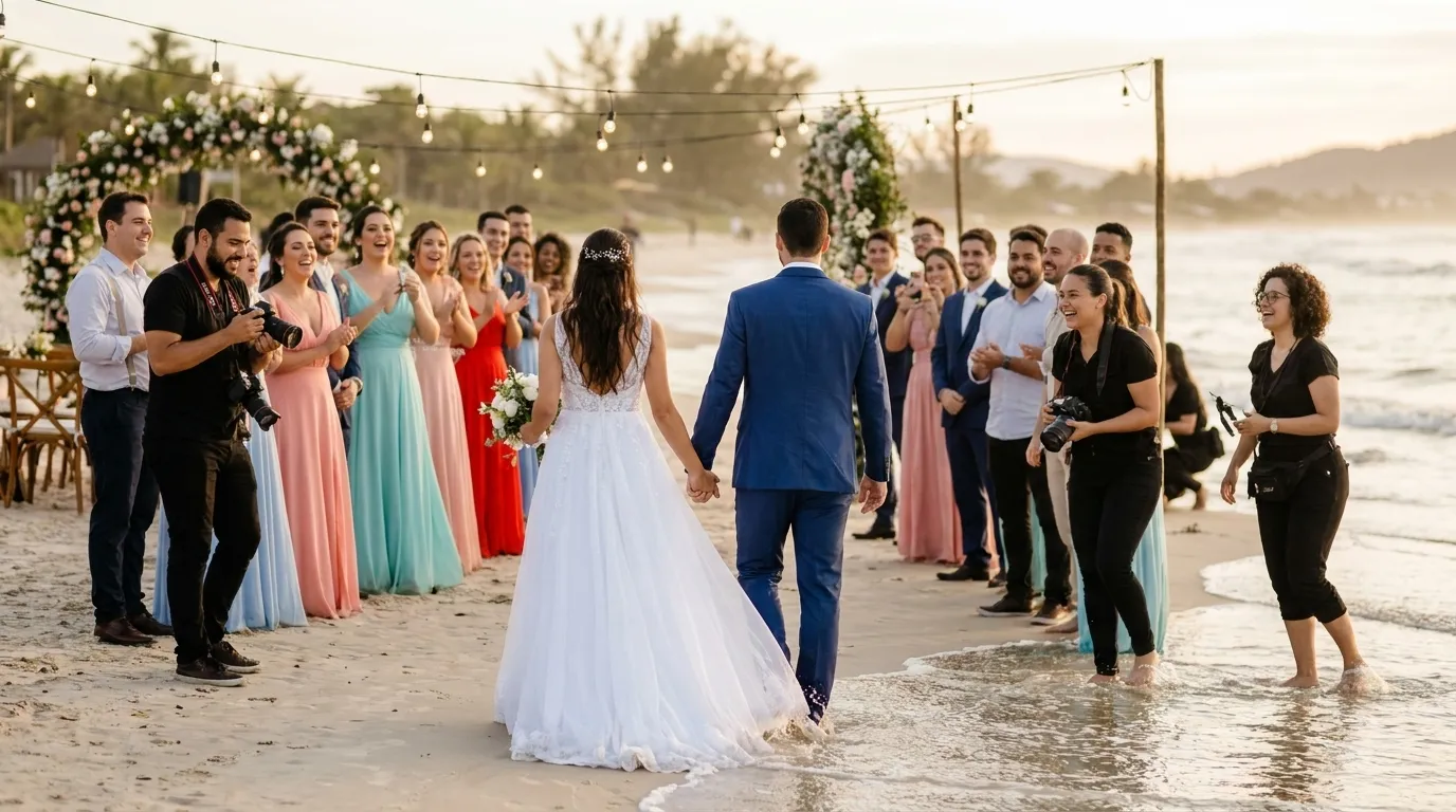 Fornecedores para casamento na praia: guia completo