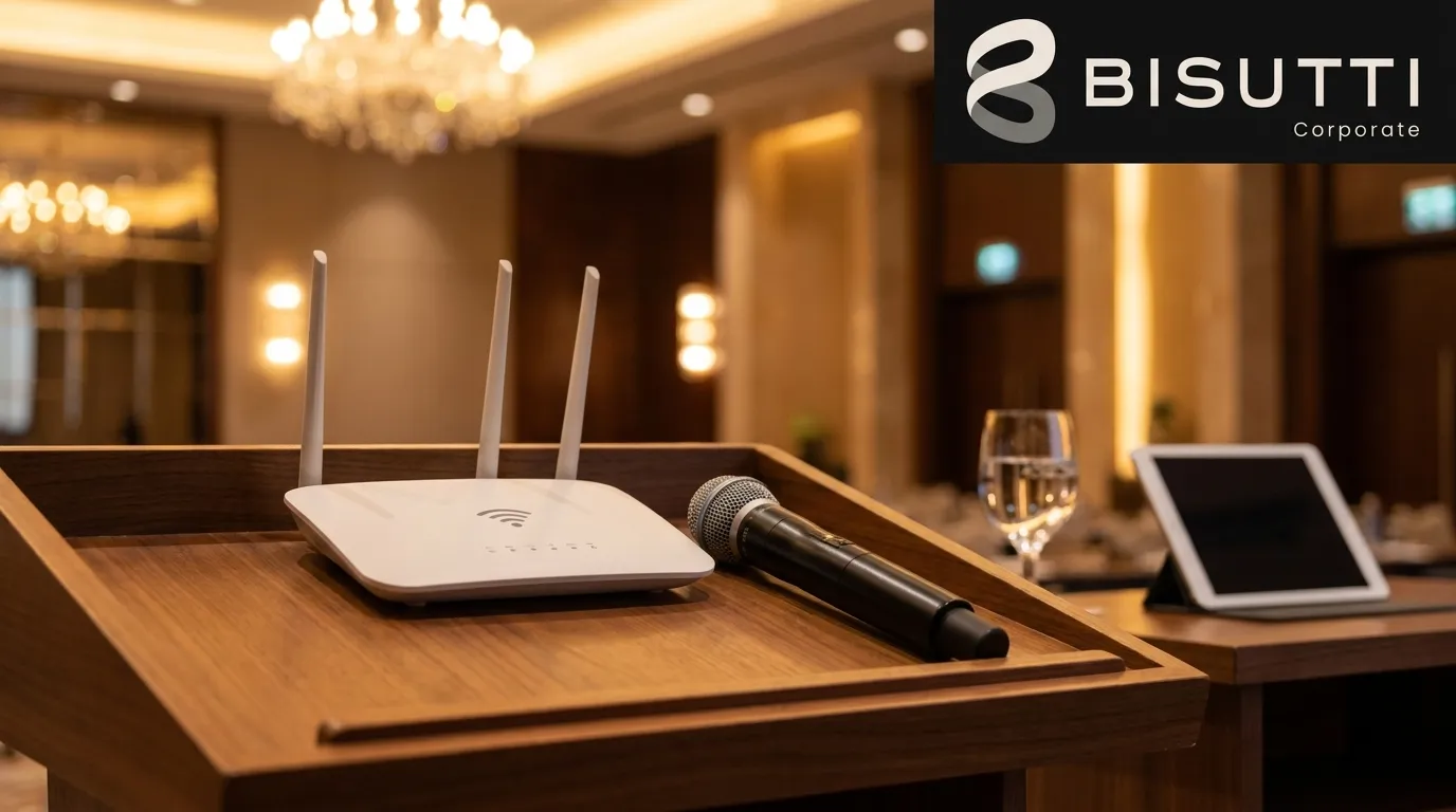 Wi-Fi e link dedicado para eventos corporativos