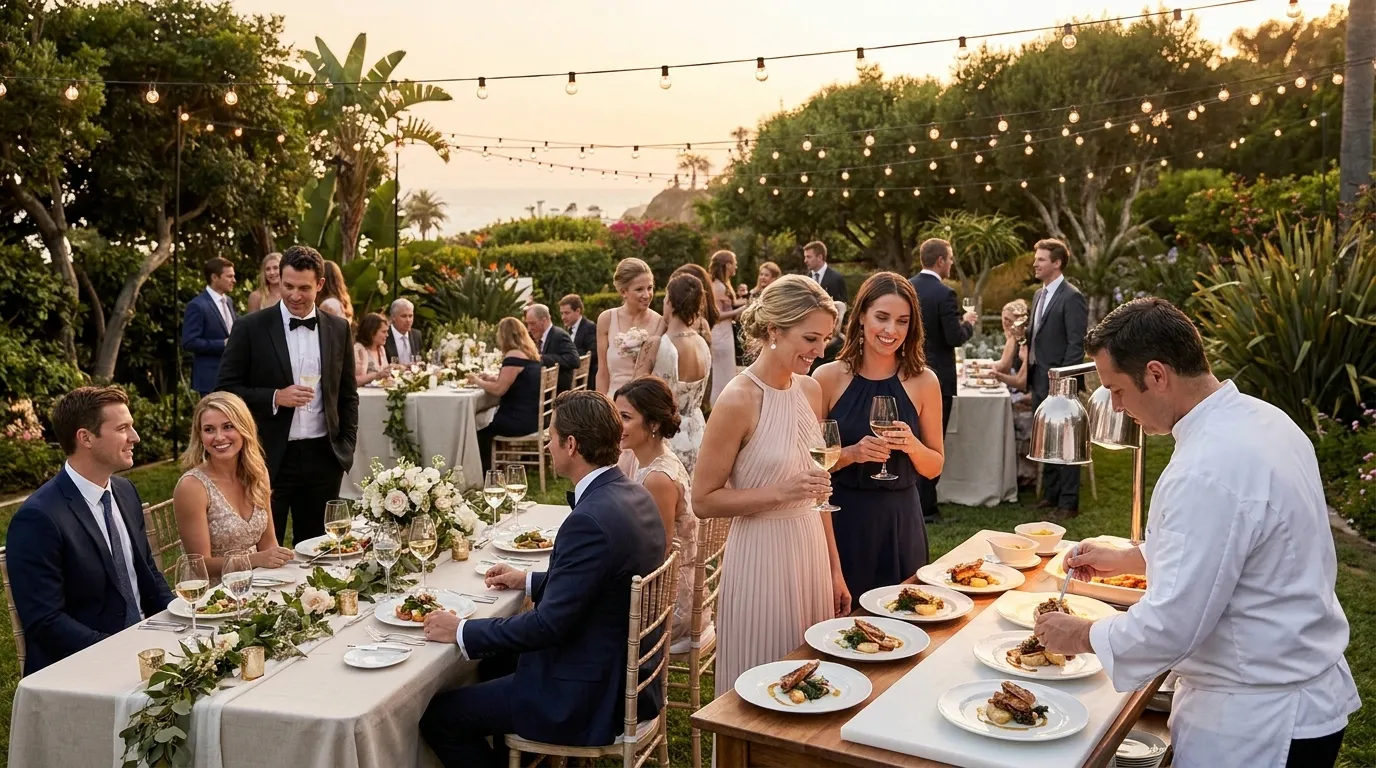 Gastronomia premium em destination wedding: guia completo
