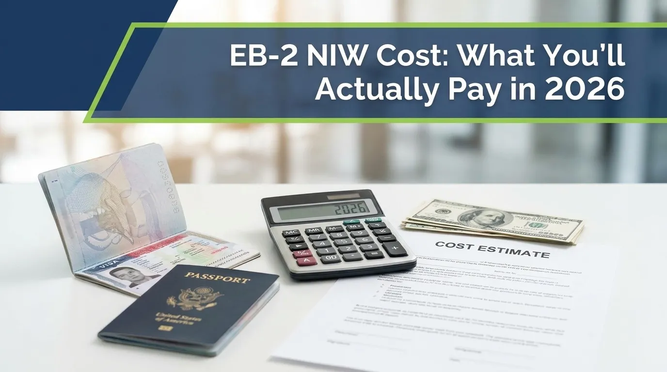 EB-2 NIW Cost: What You'll Actually Pay in 2026