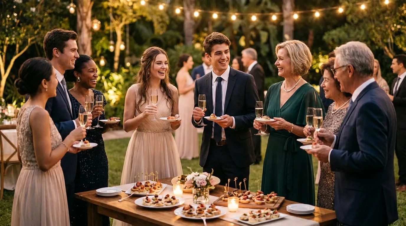 Espaço para festa de debutante com gastronomia premium