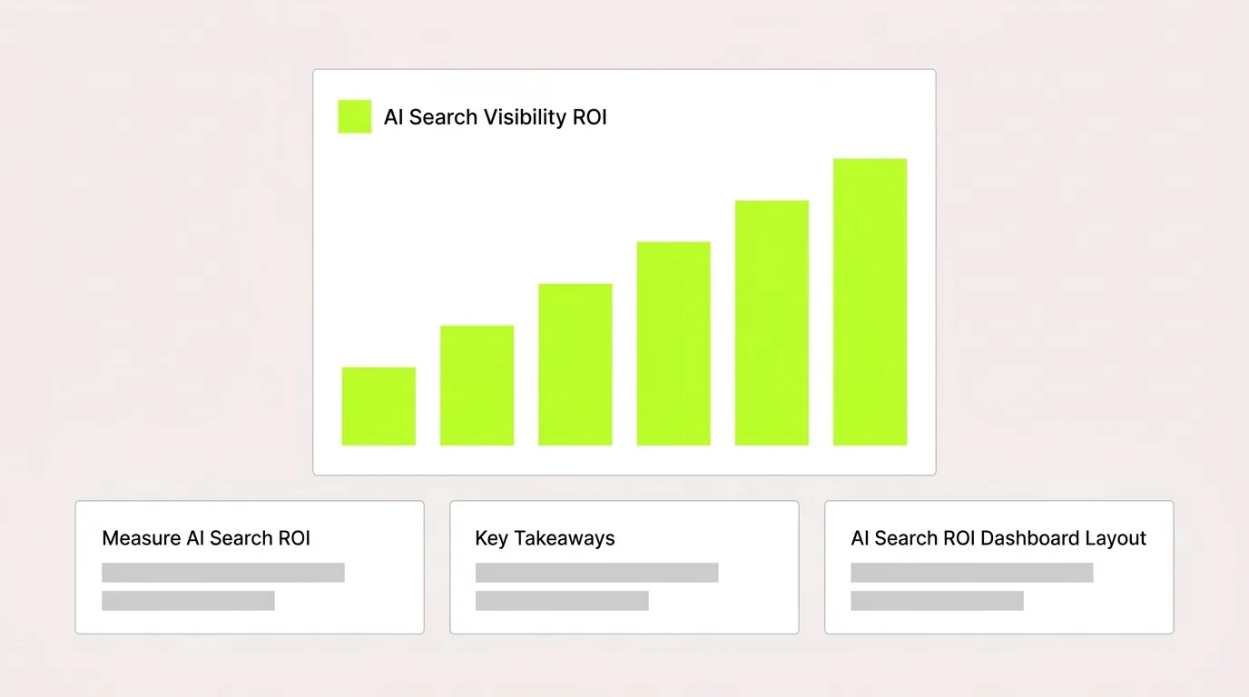 How To Measure AI Search Visibility ROI: Full Guide