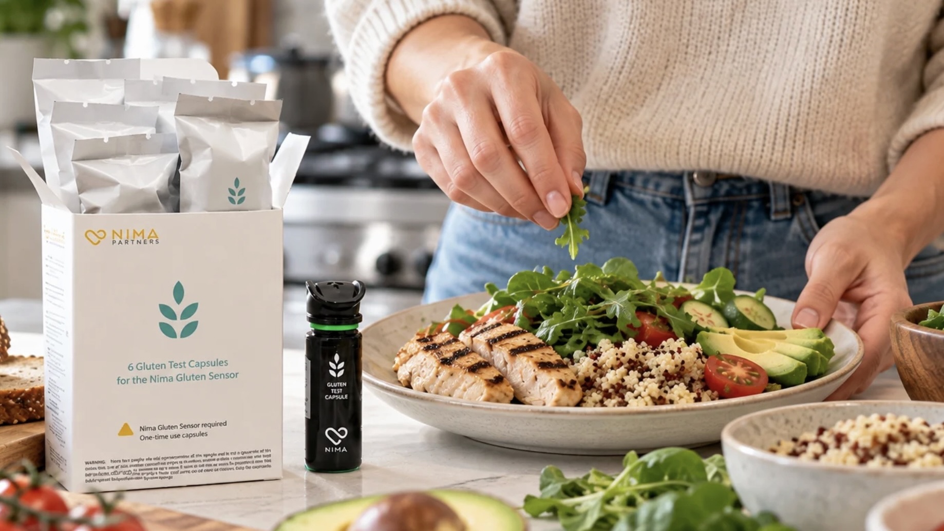 NIMA will flag trace gluten in a product that legally carries a gluten-free label, which is precisely why 42% of NIMA customers test packaged food at home.